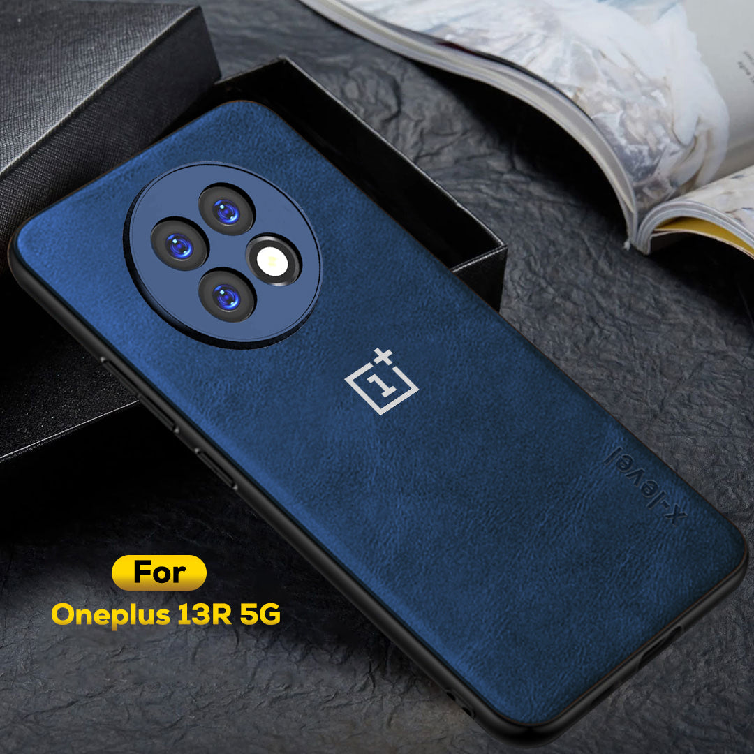 OnePlus 13R 5G Business LEATHER BACK CASE WITH CAMERA PROTECTION