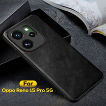 OPPO RENO 15 PRO 5G Business LEATHER BACK CASE WITH CAMERA PROTECTION WITH IMPOSED OPPO LOGO
