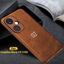 ONEPLUS NORD CE 3 5G  Business Style PU LEATHER PROTECTIVE BACK CASE WITH CAMERA PROTECTION