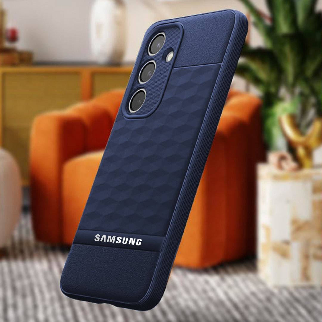 GALAXY A16 5G 3D Hexa Cube Design Drop Protection | Camera Protection  TPU Back Case