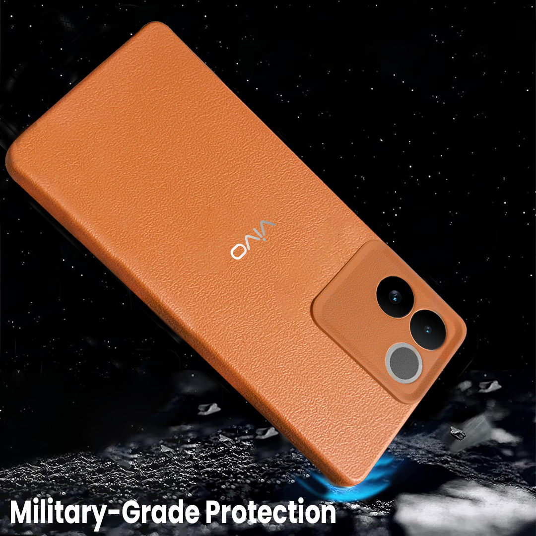 Vivo T2 Pro 5G Solid Color Leather Texture Matte Phone Back Case