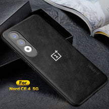 ONEPLUS NORD CE 4 5G Business Style PU LEATHER PROTECTIVE BACK CASE WITH CAMERA PROTECTION