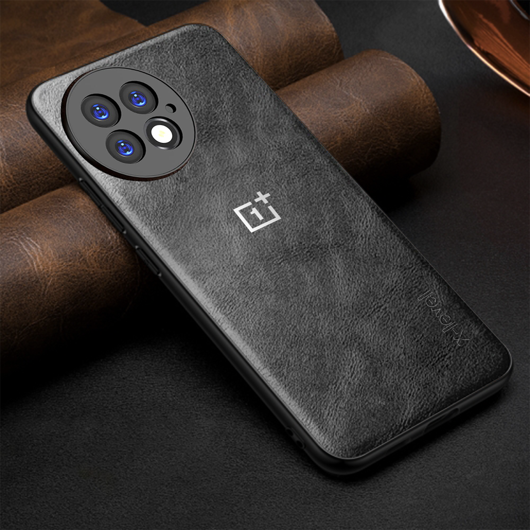 ONEPLUS 13 5G Business Style PU LEATHER PROTECTIVE BACK CASE WITH CAMERA PROTECTION