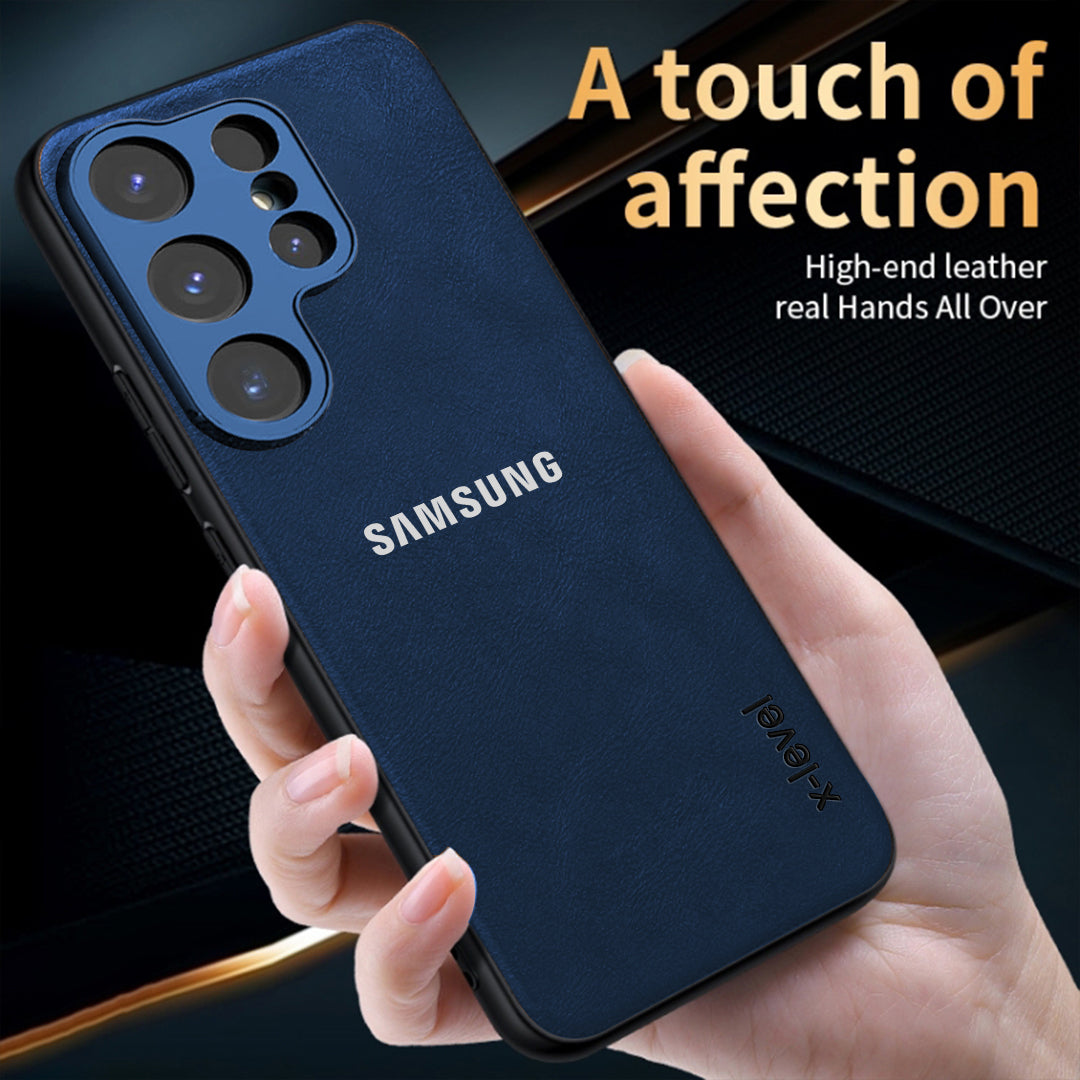Galaxy S23 ULTRA 5G PU LEATHER PROTECTIVE BACK CASE WITH CAMERA PROTECTION