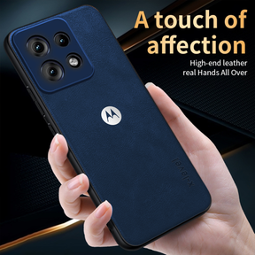 MOTOROLA EGDE 50 NEO 5G Business Style PU LEATHER PROTECTIVE BACK CASE WITH CAMERA PROTECTION