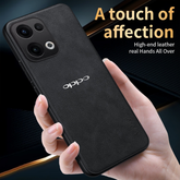 OPPO RENO 13 5G Business Style PU LEATHER PROTECTIVE BACK CASE WITH CAMERA PROTECTION