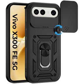 VIVO X300fe 5G Armor Military-grade Case With Sliding Camera Cover & 360 Kickstand