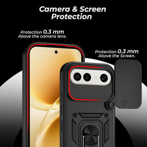 VIVO X300fe 5G Armor Military-grade Case With Sliding Camera Cover & 360 Kickstand