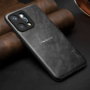 OPPO RENO 14 PRO 5G Business Style PU LEATHER PROTECTIVE BACK CASE WITH CAMERA PROTECTION