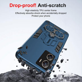 Vivo V29E 5G Armor knight Series Camera Protection 2 in 1 Shockproof Phone Cover with Kickstand