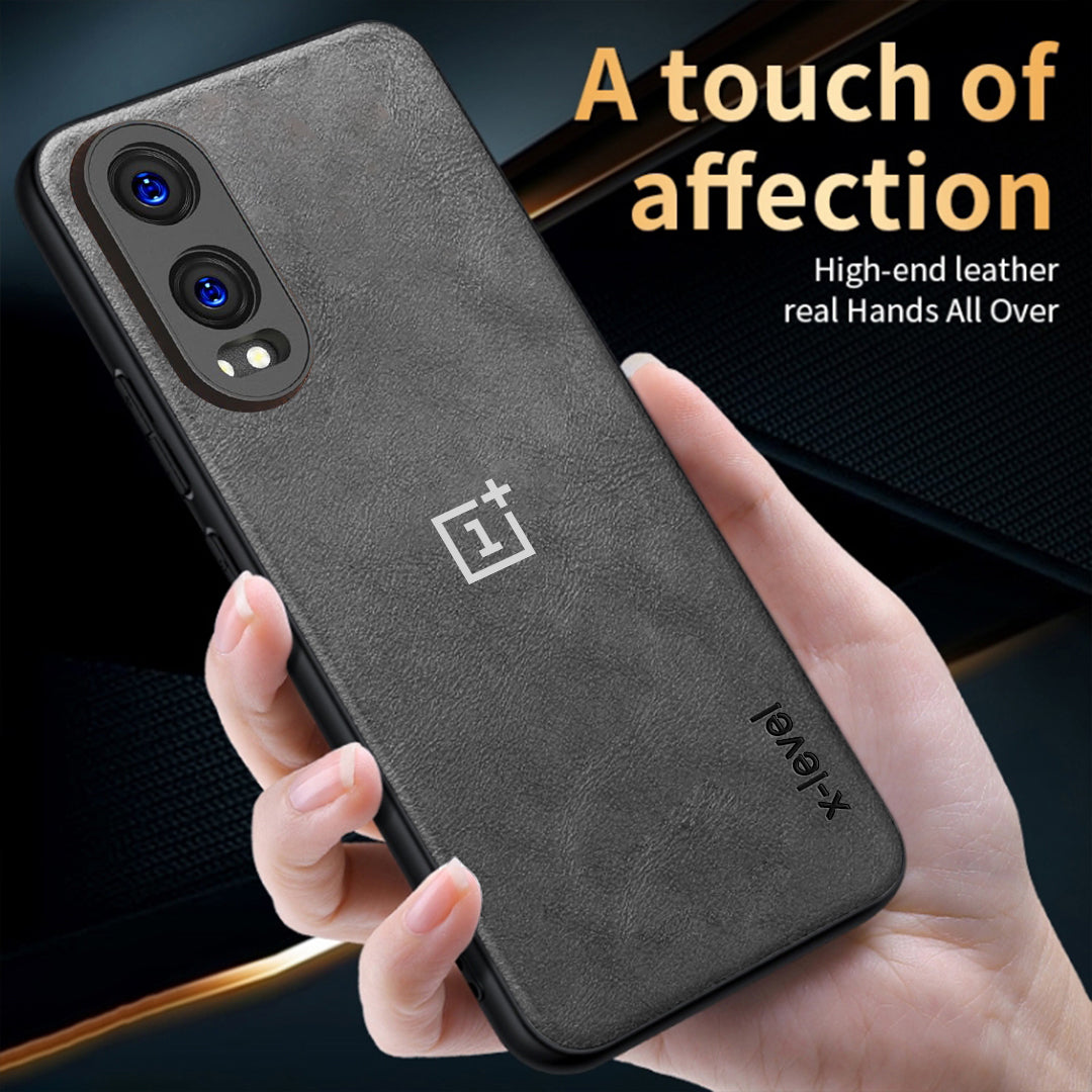 ONEPLUS NORD CE 4 LITE 5G Business Style PU LEATHER PROTECTIVE BACK CASE WITH CAMERA PROTECTION