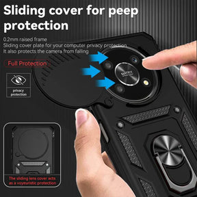 VIVO X300 PRO 5G Armor Military-grade Case With Sliding Camera Cover & 360 Kickstand