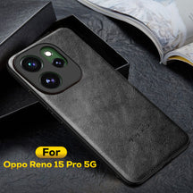 OPPO RENO 15 PRO 5G Business LEATHER BACK CASE WITH CAMERA PROTECTION WITH IMPOSED OPPO LOGO