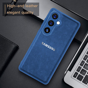 GALAXY S23 FE 5G PU LEATHER PROTECTIVE BACK CASE WITH CAMERA PROTECTION
