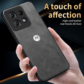 MOTOROLA EGDE 50 NEO 5G Business Style PU LEATHER PROTECTIVE BACK CASE WITH CAMERA PROTECTION