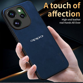 OPPO RENO 15 PRO 5G Business LEATHER BACK CASE WITH CAMERA PROTECTION