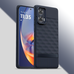 MOTOROLA G85 5G 3D Hexa Cube Design Drop Protection | Camera Protection TPU Back Case