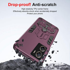 Vivo V29E 5G Armor knight Series Camera Protection 2 in 1 Shockproof Phone Cover with Kickstand