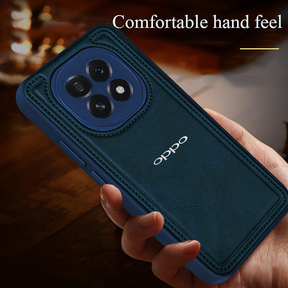 OPPO F29 5G Vintage Leather Stitched Protective Back Case