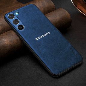 GALAXY S23 5G Business Style PU LEATHER PROTECTIVE BACK CASE WITH CAMERA PROTECTION