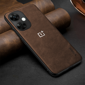ONEPLUS NORD CE 3 5G  Business Style PU LEATHER PROTECTIVE BACK CASE WITH CAMERA PROTECTION