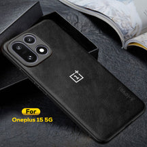 OnePlus 15 5G Business LEATHER BACK CASE WITH CAMERA PROTECTION