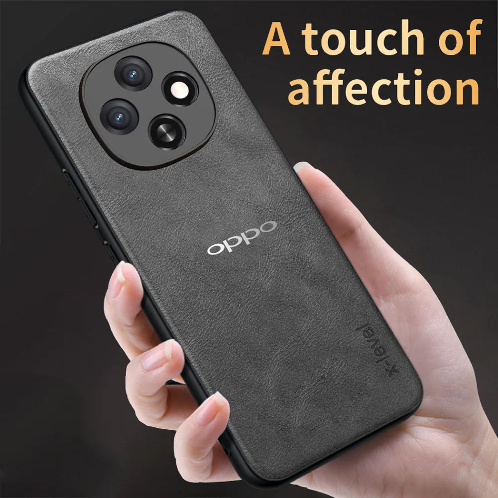 OPPO F31 PRO 5G Business Style PU LEATHER PROTECTIVE BACK CASE WITH CAMERA PROTECTION