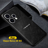 OPPO RENO 15 5G Business LEATHER BACK CASE WITH CAMERA PROTECTION