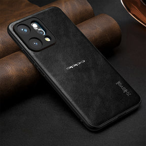 OPPO RENO 14 PRO 5G Business Style PU LEATHER PROTECTIVE BACK CASE WITH CAMERA PROTECTION