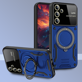 SAMSUNG GALAXY A35 5G Heavy Duty Rugged Shockproof Camera Lens Protector Phone Cover with Kickstand