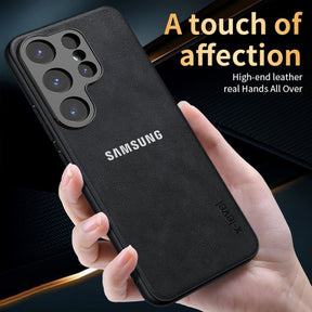 Galaxy S25 ULTRA 5G PU LEATHER PROTECTIVE BACK CASE WITH CAMERA PROTECTION