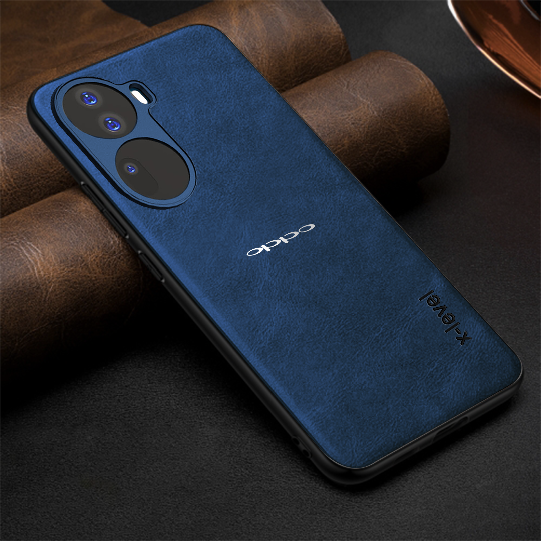 OPPO RENO 11 5G Business Style PU LEATHER PROTECTIVE BACK CASE WITH CAMERA PROTECTION