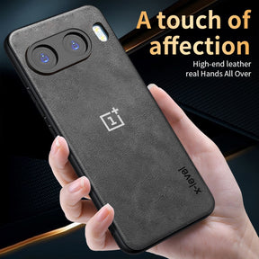 ONEPLUS NORD 4 5G Business Style PU LEATHER PROTECTIVE BACK CASE WITH CAMERA PROTECTION