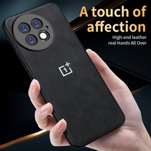 ONEPLUS 13 5G Business Style PU LEATHER PROTECTIVE BACK CASE WITH CAMERA PROTECTION
