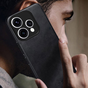 OPPO RENO 15 5G Business LEATHER BACK CASE WITH CAMERA PROTECTION WITH IMPOSED OPPO LOGO