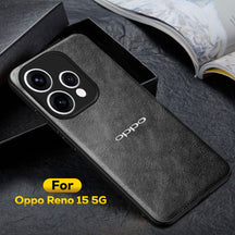 OPPO RENO 15 5G Business LEATHER BACK CASE WITH CAMERA PROTECTION