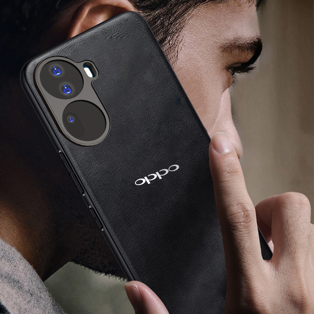 OPPO RENO 11 5G Business Style PU LEATHER PROTECTIVE BACK CASE WITH CAMERA PROTECTION