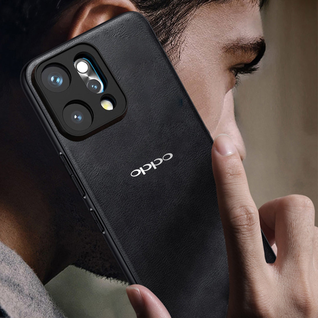 OPPO RENO 14 PRO 5G Business Style PU LEATHER PROTECTIVE BACK CASE WITH CAMERA PROTECTION