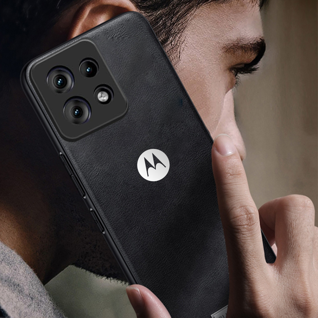 MOTOROLA EGDE 50 NEO 5G Business Style PU LEATHER PROTECTIVE BACK CASE WITH CAMERA PROTECTION