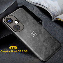 ONEPLUS NORD CE 3 5G  Business Style PU LEATHER PROTECTIVE BACK CASE WITH CAMERA PROTECTION