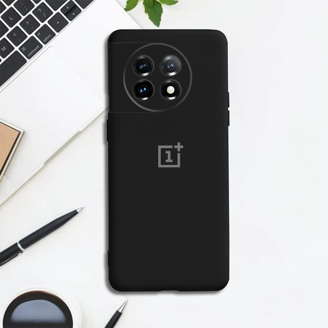 OnePlus 11R 5G Liquid Silicone Velvet-Touch Silk Finish Protective Back Case