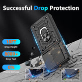 Vivo Y58 5G Armor Military-grade Case With Sliding Camera Cover & 360 Kickstand