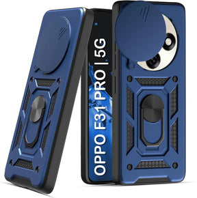 Oppo F31 PRO 5G Armor Military-grade Case With Sliding Camera Cover & 360 Kickstand