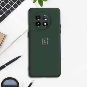 OnePlus 11R 5G Liquid Silicone Velvet-Touch Silk Finish Protective Back Case