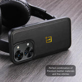 OnePlus Nord 2T 5G Series Vintage Leather Stitched Protective Back Case