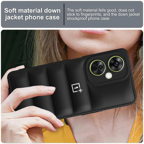The Puffer Edition Soft Material Down Jacket Phone Case For OnePlus NORD CE 3 5G