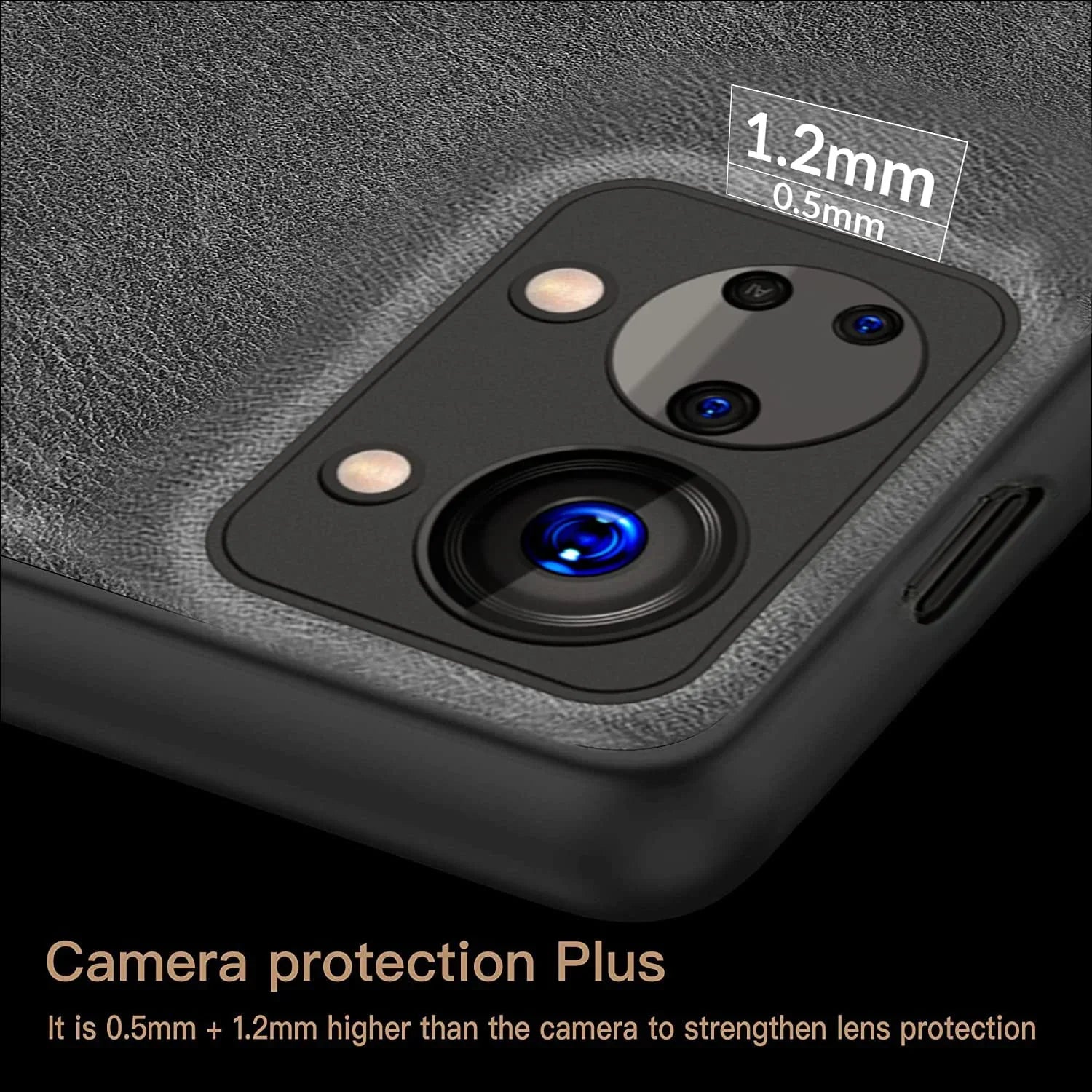 OnePlus Nord 2T 5G VINTAGE PU LEATHER PROTECTIVE BACK CASE