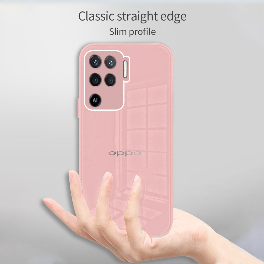 Oppo F19 Pro Ultra-Shine Luxurious Glass Back Case With Camera Protection