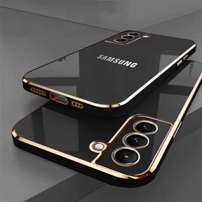 GALAXY S20 FE 5G ULTRA-SHINE GOLD ELECTROPLATED LUXURIOUS BACK CASE WITH CAMERA PROTECTION