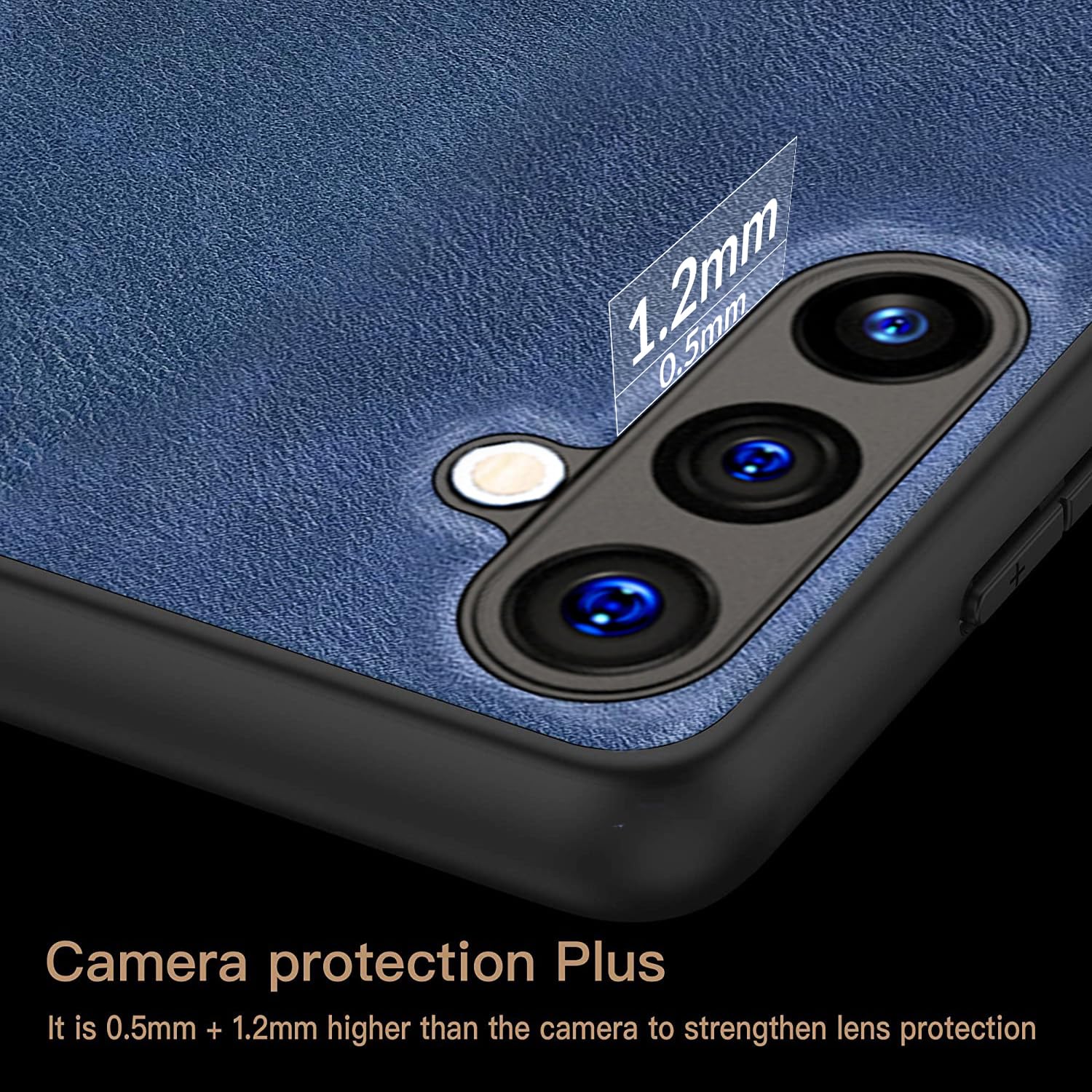Galaxy A34 5G VINTAGE PU LEATHER PROTECTIVE BACK CASE